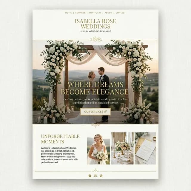 Landing Page Dịch Vụ Cưới Hỏi