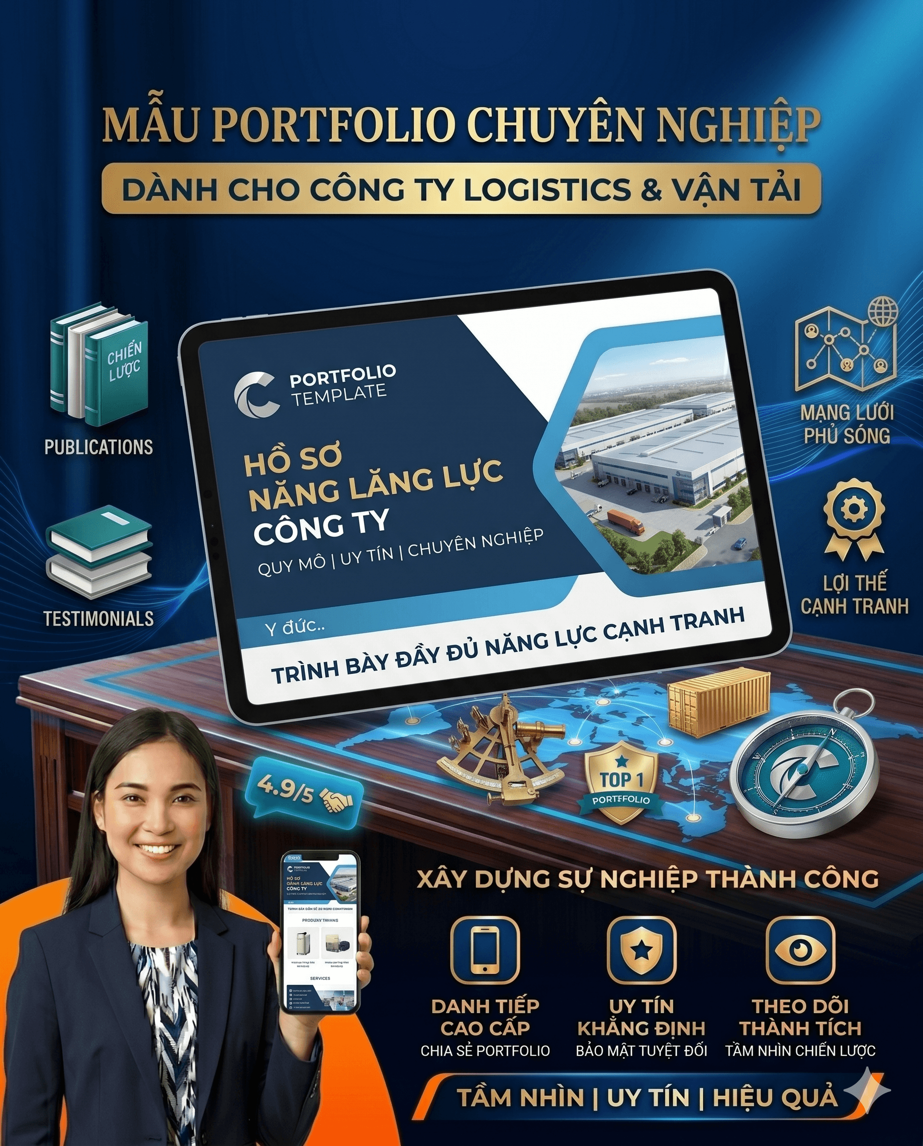 Portfolio Công Ty Logistics - Vận Tải & Kho Bãi