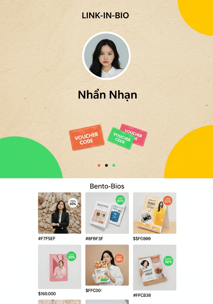 Mẫu Link Affiliate Bento