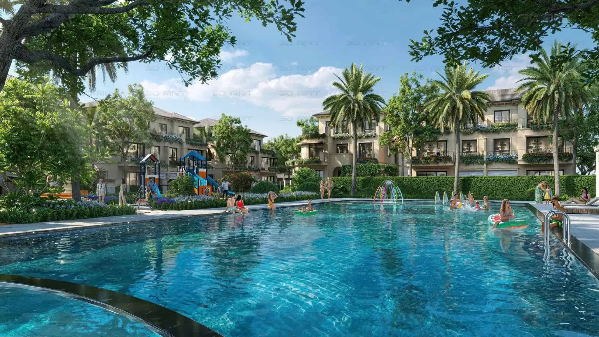 Hồ điều hòa 6ha trung tâm khu đô thị