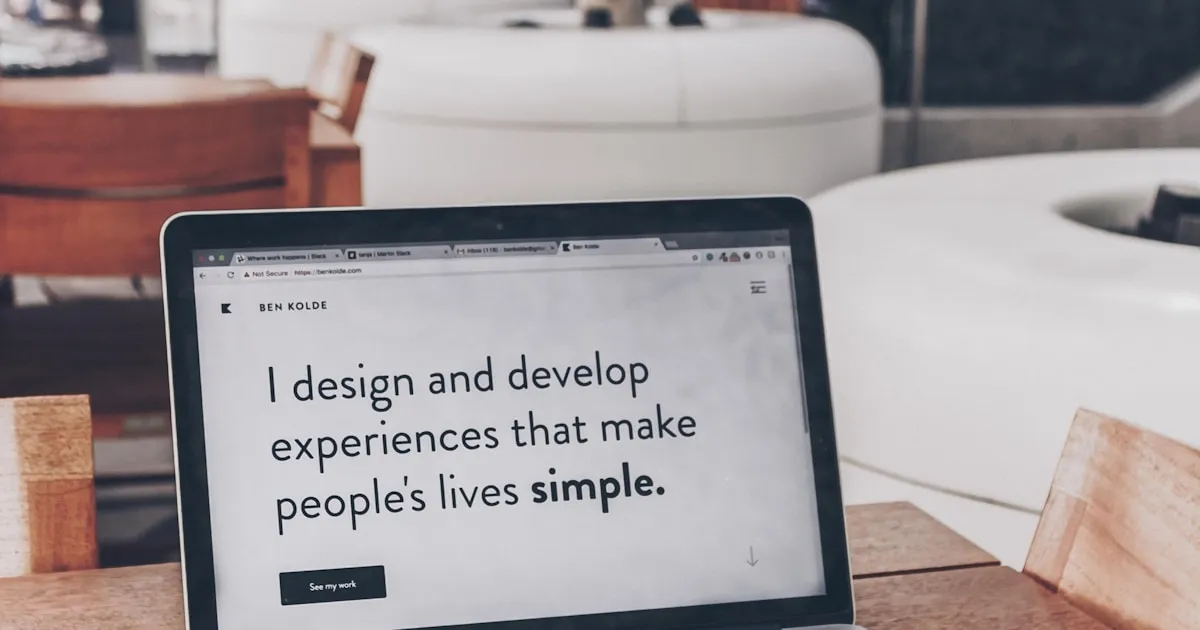 Portfolio website cho chuyên gia