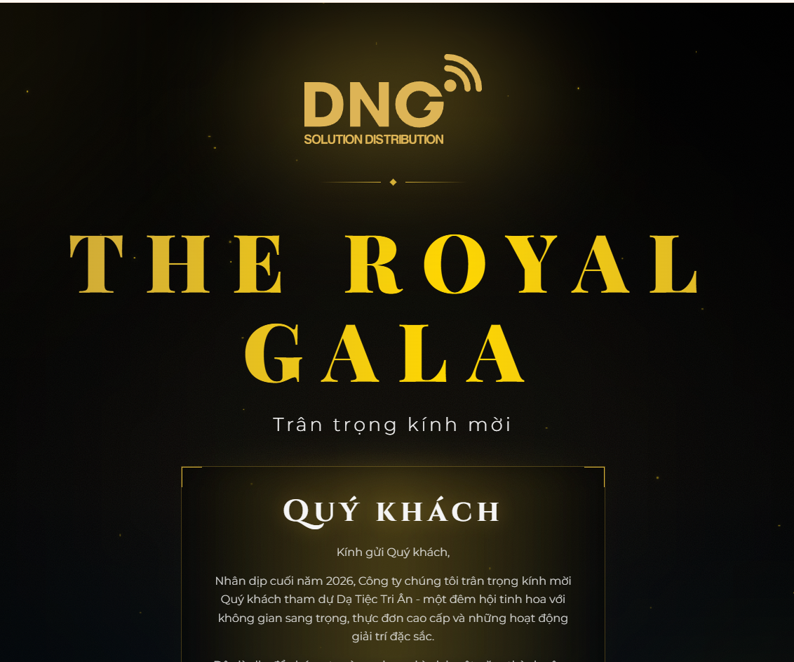 Mẫu thiệp Minimalist Luxury