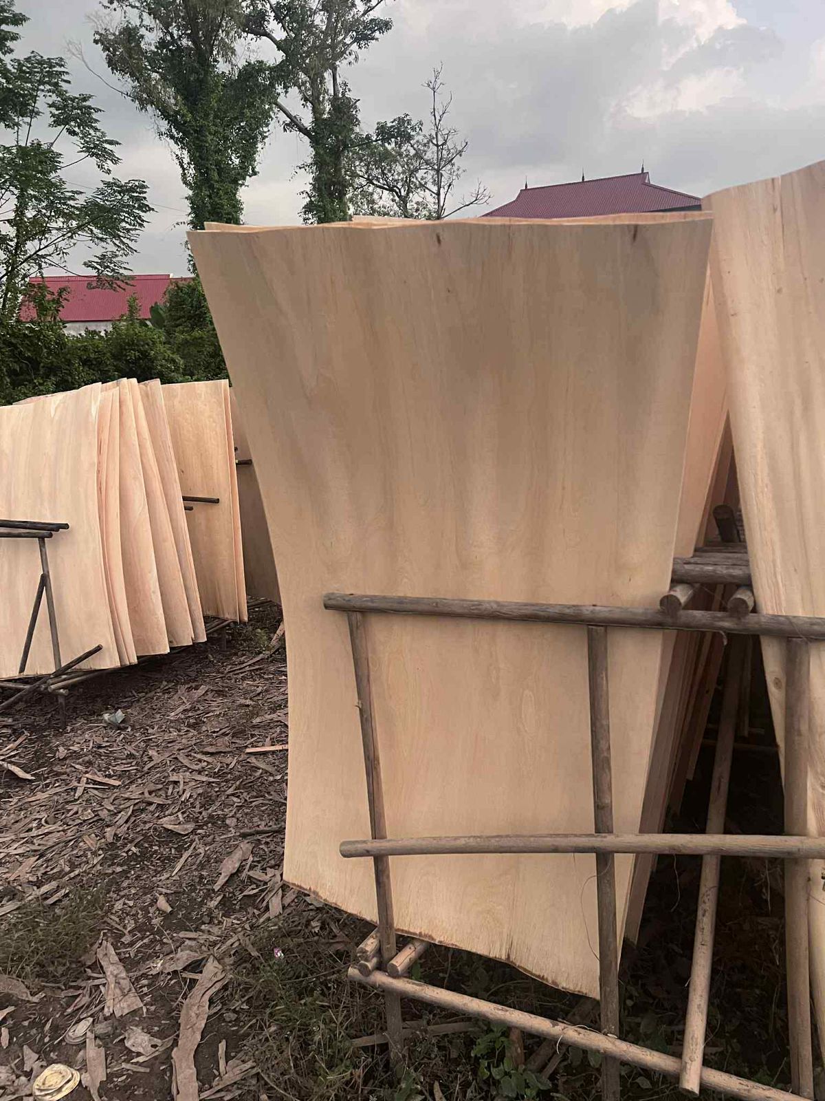 Rubber veneer